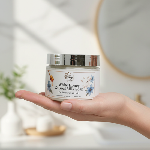 ANG-White Honey & Goat Milk Soap