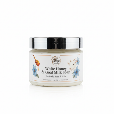 ANG-White Honey & Goat Milk Soap