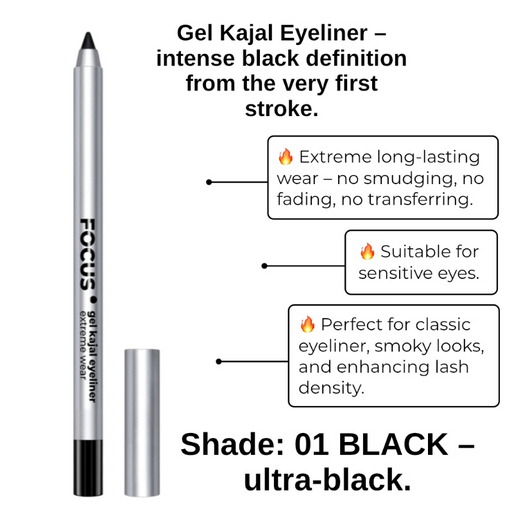 Gel Kajal Eyeliner – intense BLACK