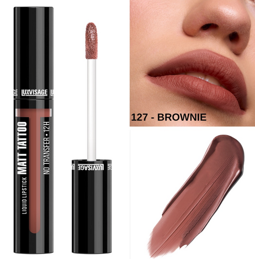 Matt Tattoo Liquid Lipstick — Shade 127 Brownie