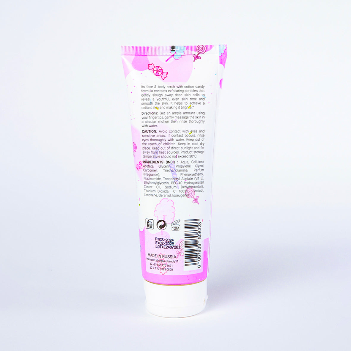 ANG Face & Body Scrub — Cotton Candy