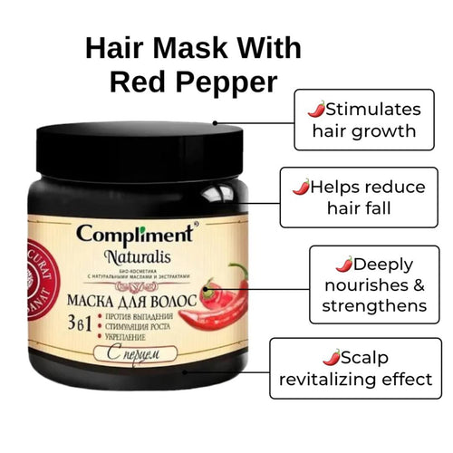 Hair Mask with Red Pepper