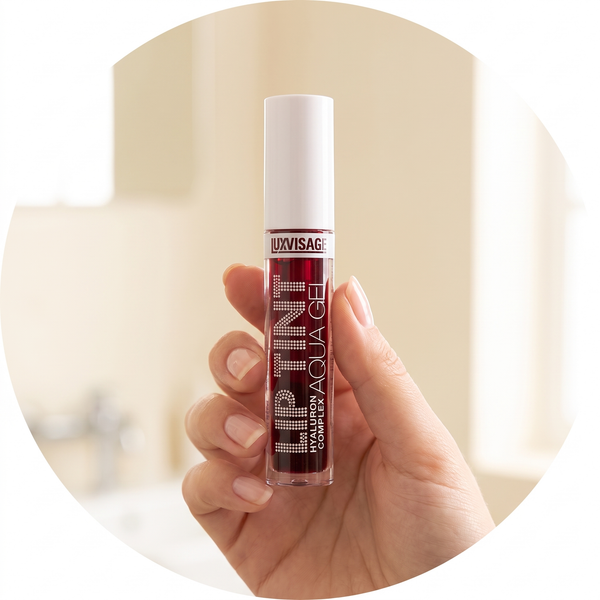 Lip Tint Aqua Gel held in hand